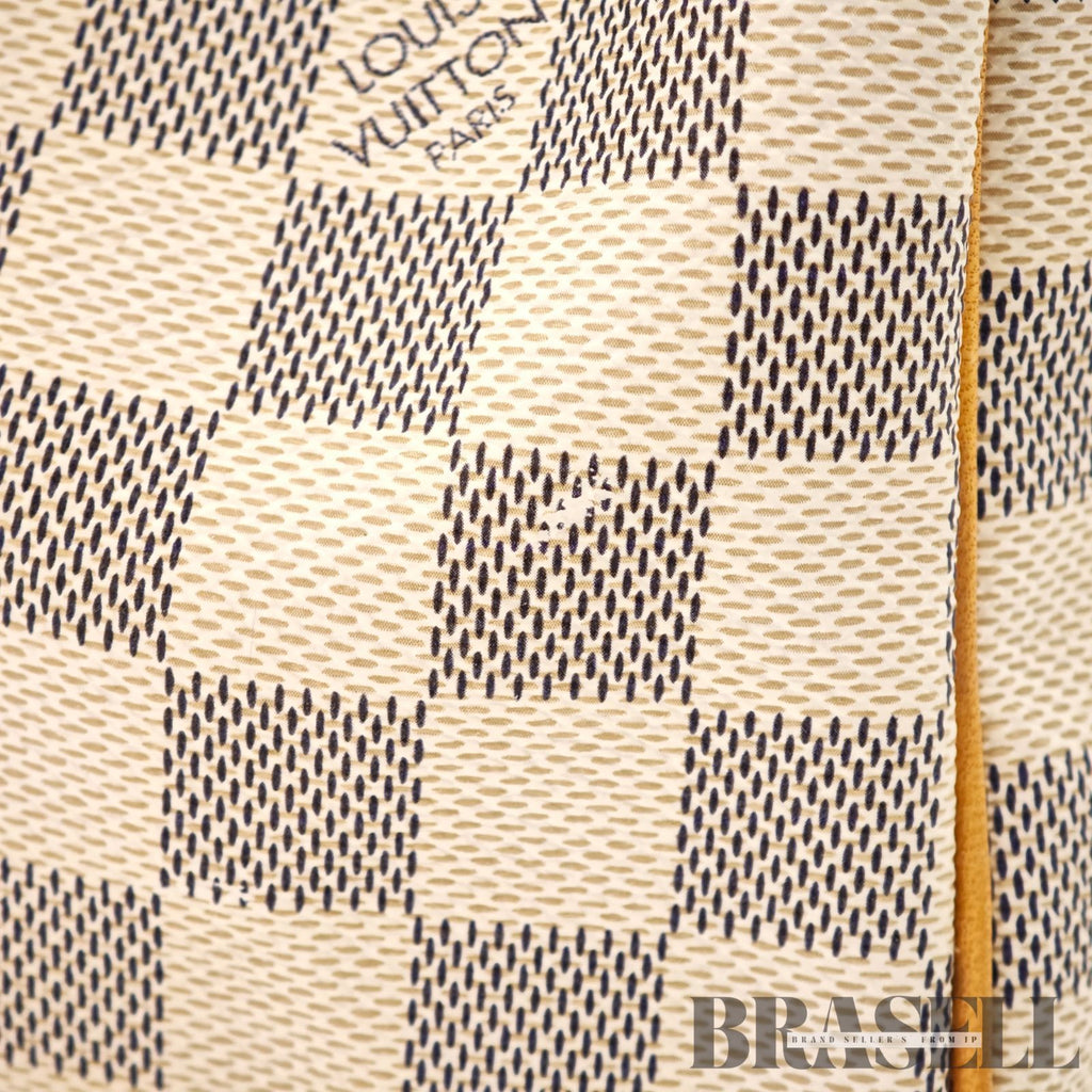 LOUIS VUITTON Damier Azur Speedy 25 Hand Bag N41534 White【ImportFeeFREE】