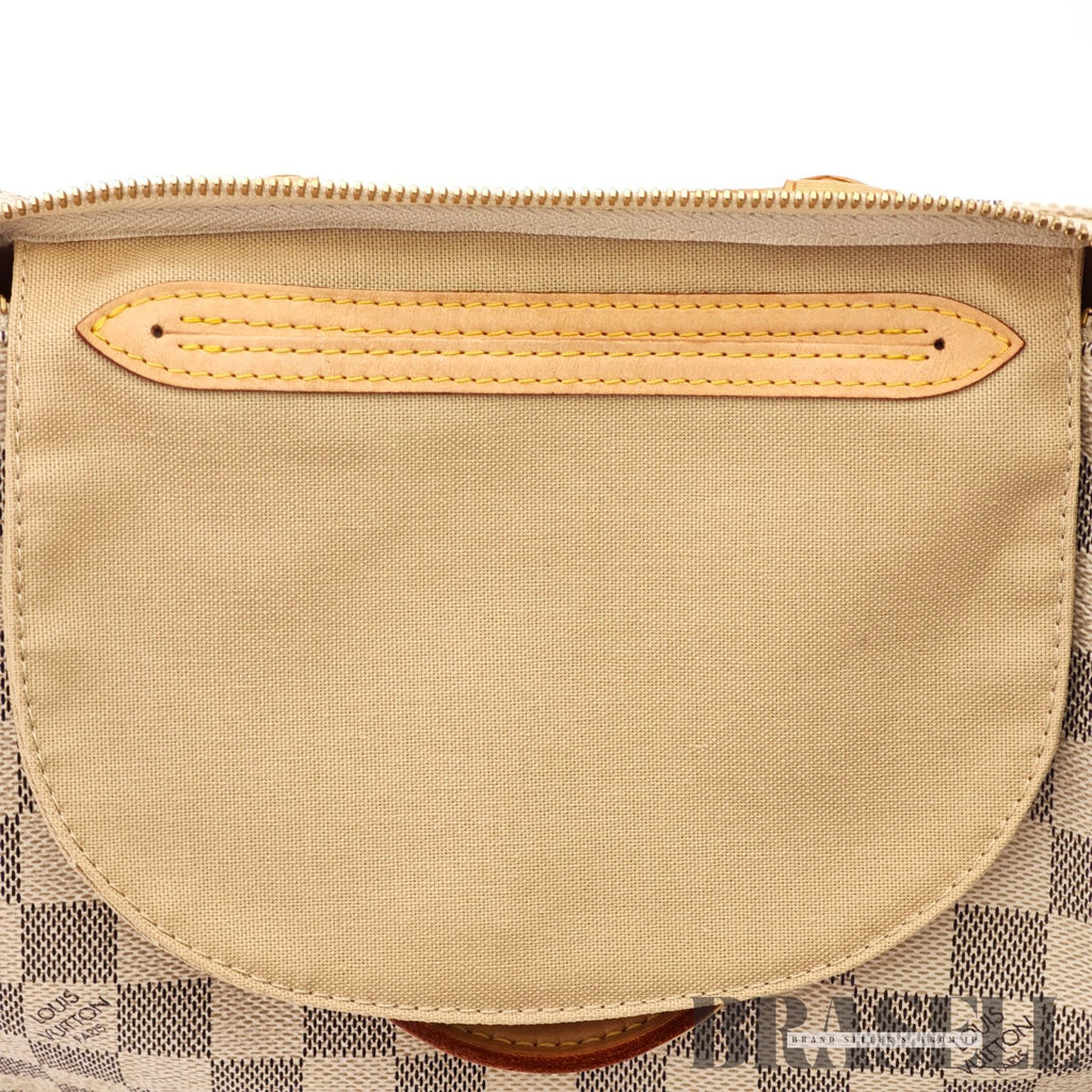 LOUIS VUITTON Damier Azur Speedy 25 Hand Bag N41534 White【ImportFeeFREE】