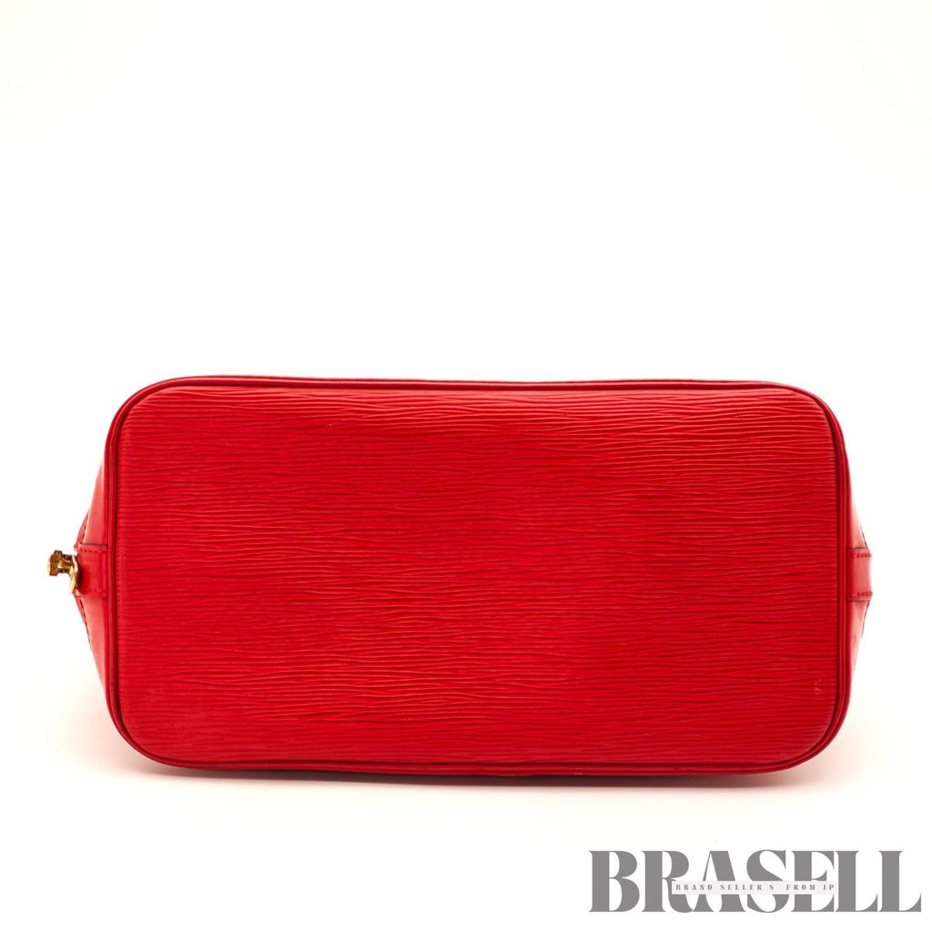 LOUIS VUITTON Epi Alma M52147 Handbag Tote Bag Red Leather 【ImportFeeFREE】