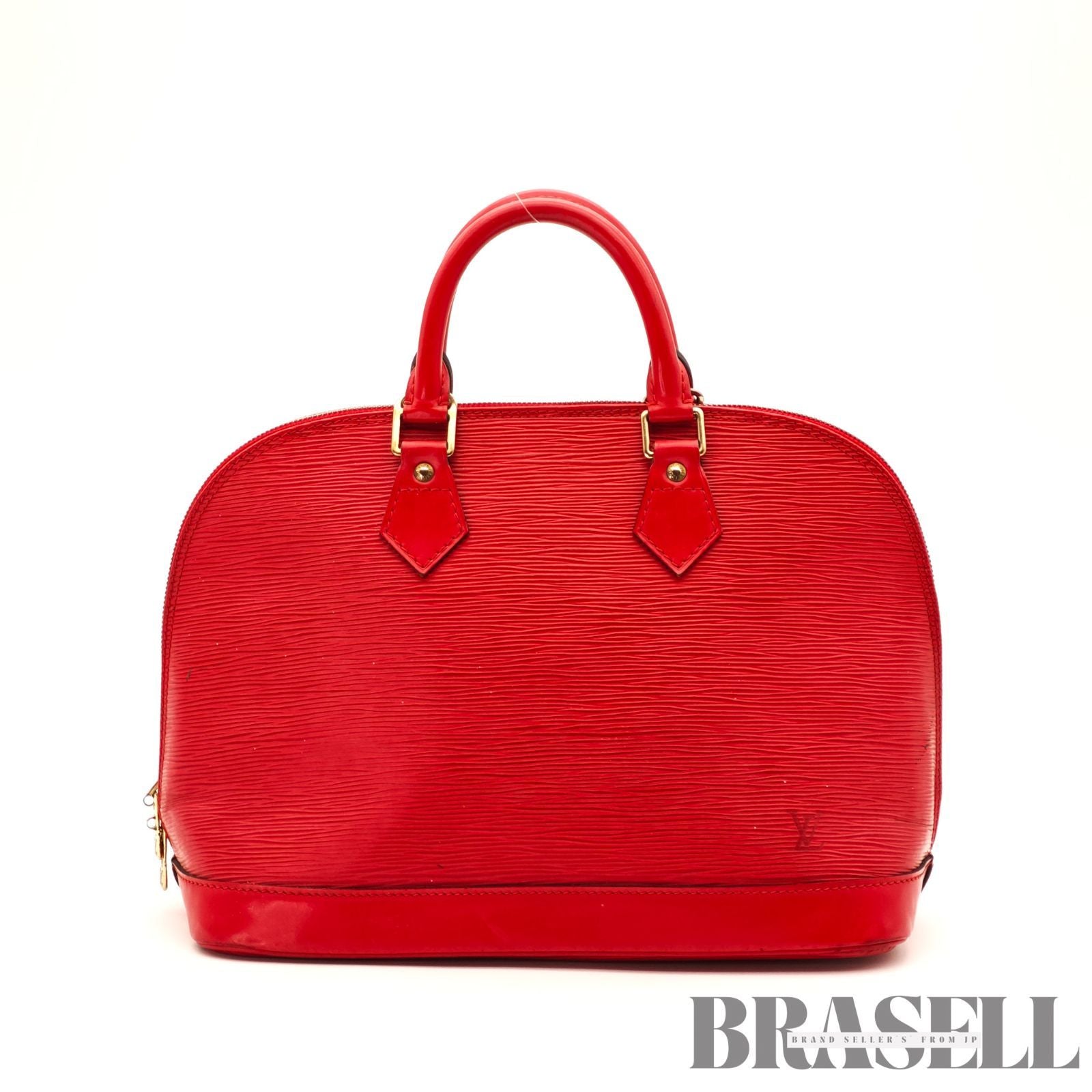 LOUIS VUITTON Epi Alma M52147 Handbag Tote Bag Red Leather 【ImportFeeFREE】