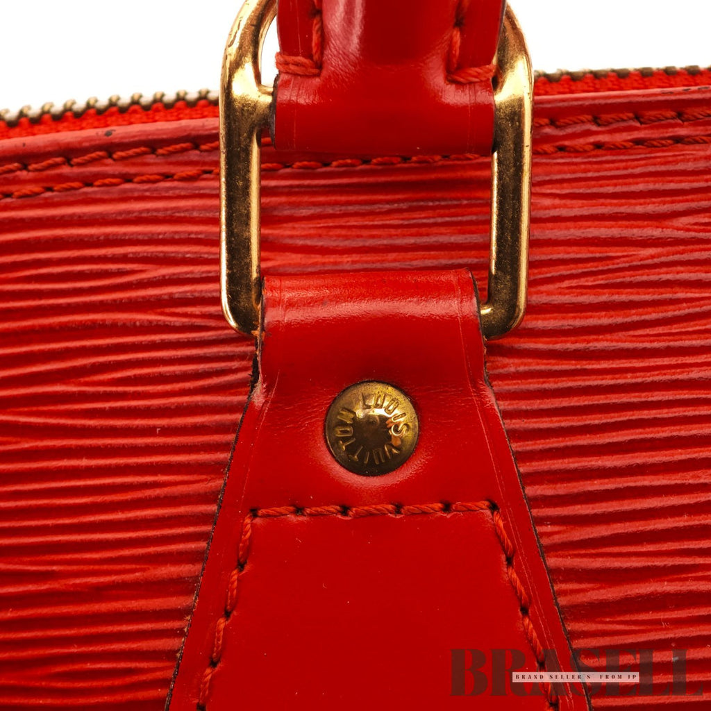 LOUIS VUITTON Epi Alma M52147 Handbag Tote Bag Red Leather 【ImportFeeFREE】
