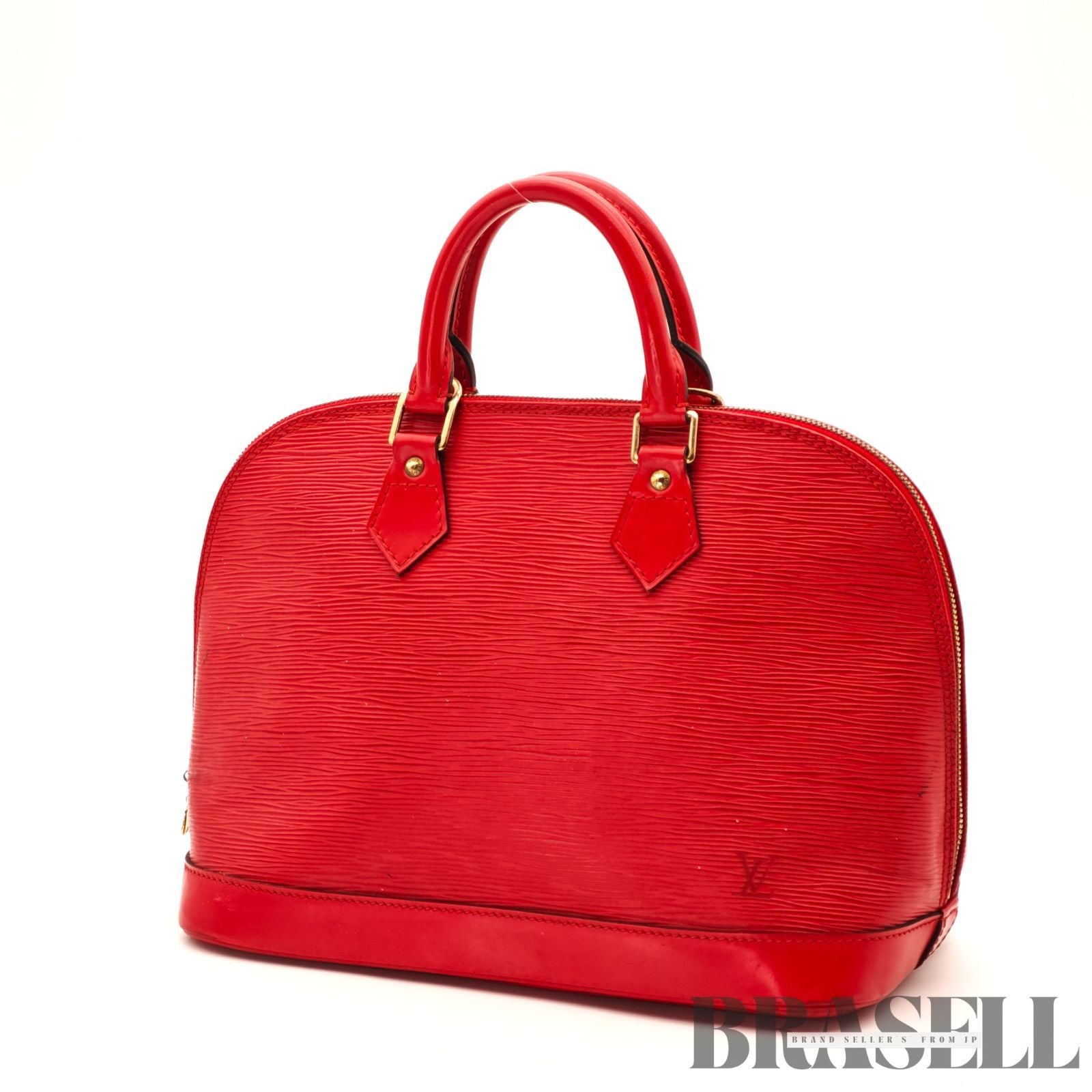 LOUIS VUITTON Epi Alma M52147 Handbag Tote Bag Red Leather 【ImportFeeFREE】
