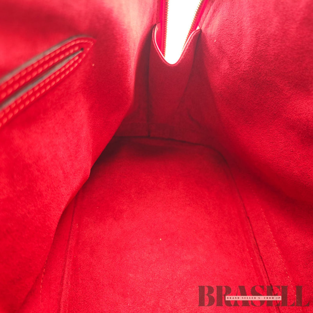 LOUIS VUITTON Epi Alma M52147 Handbag Tote Bag Red Leather 【ImportFeeFREE】