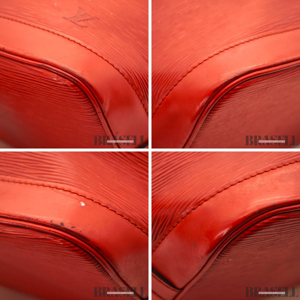 LOUIS VUITTON Epi Alma M52147 Handbag Tote Bag Red Leather 【ImportFeeFREE】