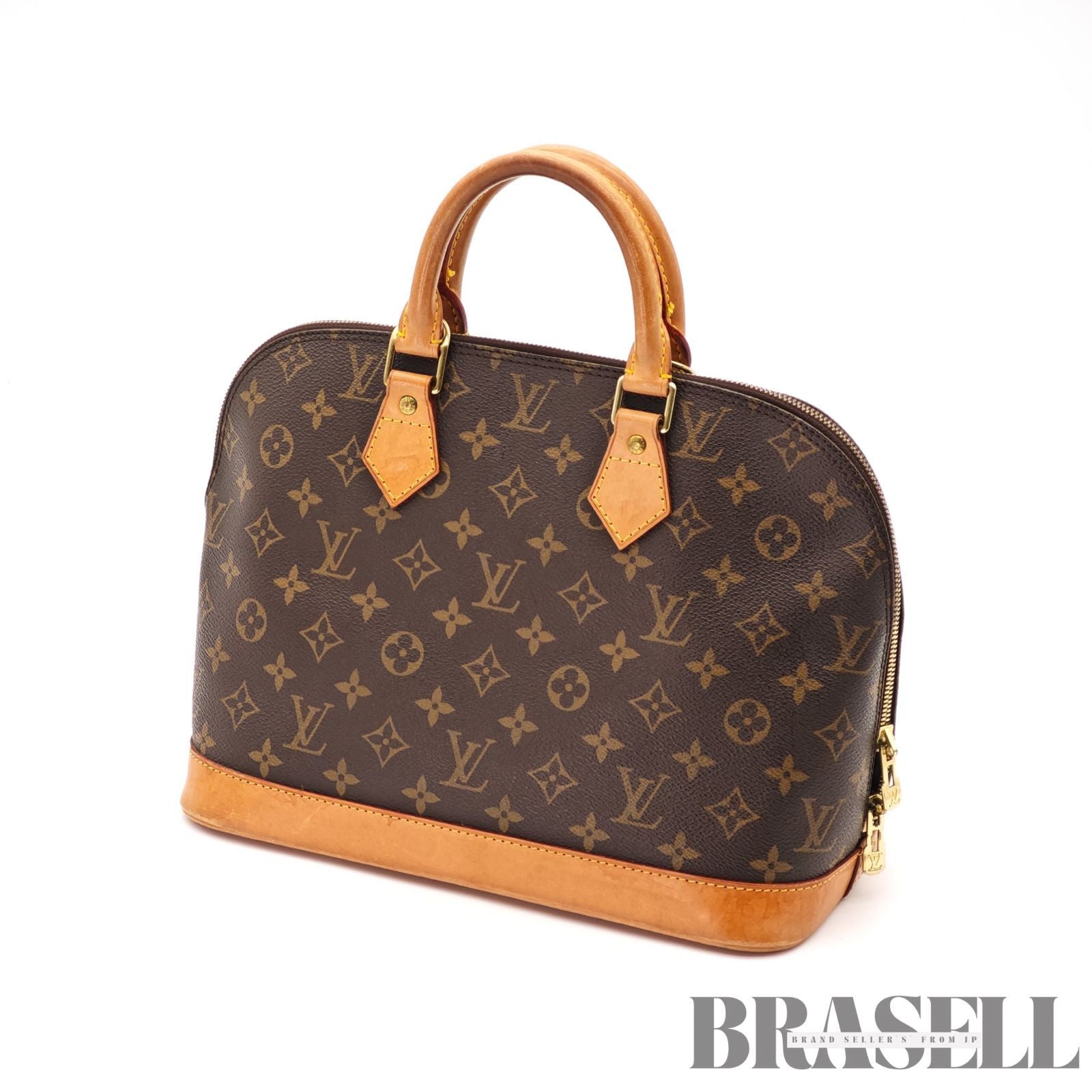 LOUIS VUITTON Monogram Alma PM M53151 Hand Bag Brown Vintage 【ImportFeeFREE】