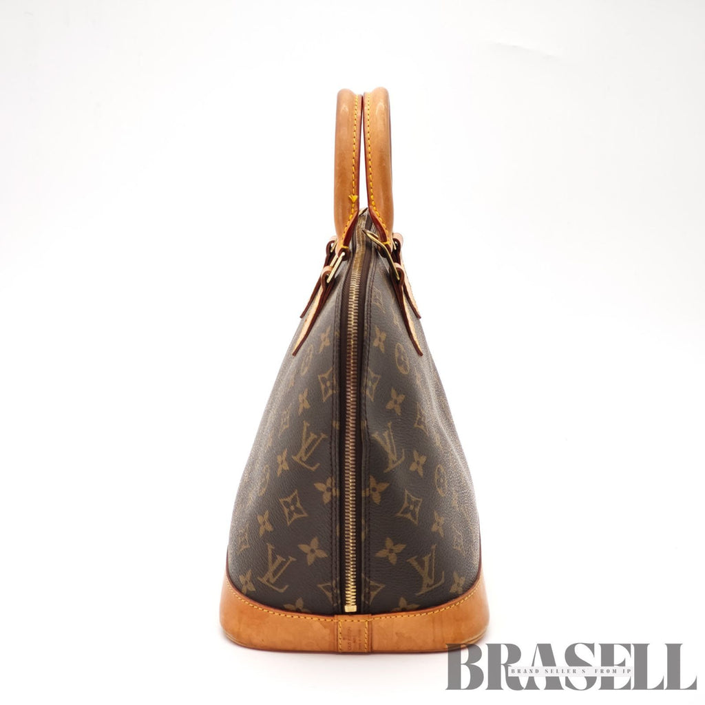 LOUIS VUITTON Monogram Alma PM M53151 Hand Bag Brown Vintage 【ImportFeeFREE】