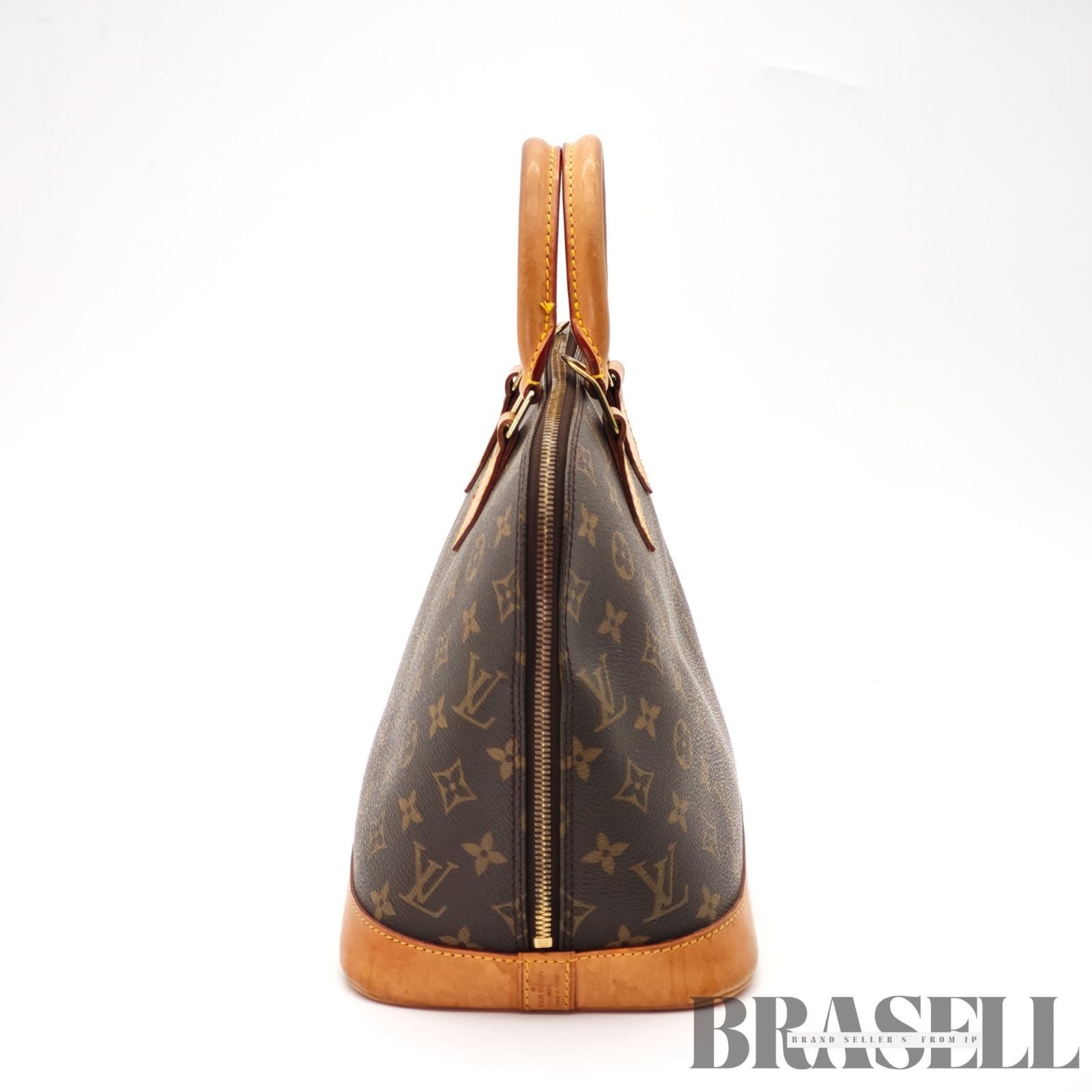 LOUIS VUITTON Monogram Alma PM M53151 Hand Bag Brown Vintage 【ImportFeeFREE】