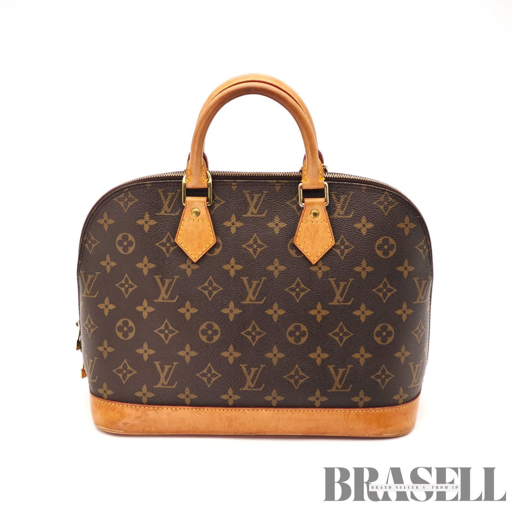 LOUIS VUITTON Monogram Alma PM M53151 Hand Bag Brown Vintage 【ImportFeeFREE】