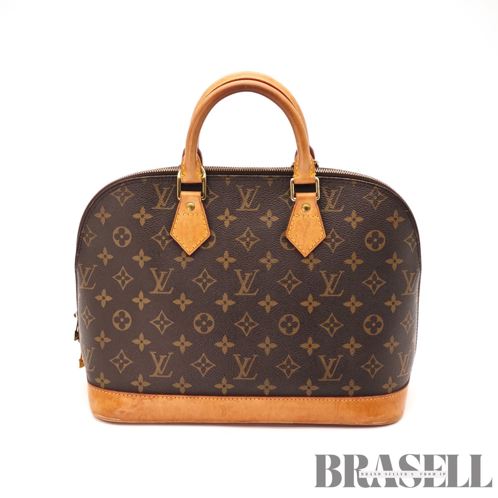 LOUIS VUITTON Monogram Alma PM M53151 Hand Bag Brown Vintage 【ImportFeeFREE】
