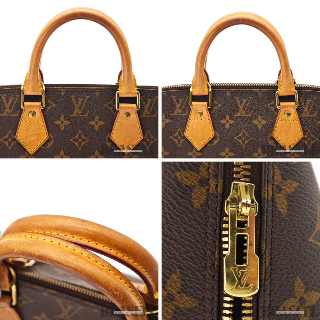LOUIS VUITTON Monogram Alma PM M53151 Hand Bag Brown Vintage 【ImportFeeFREE】