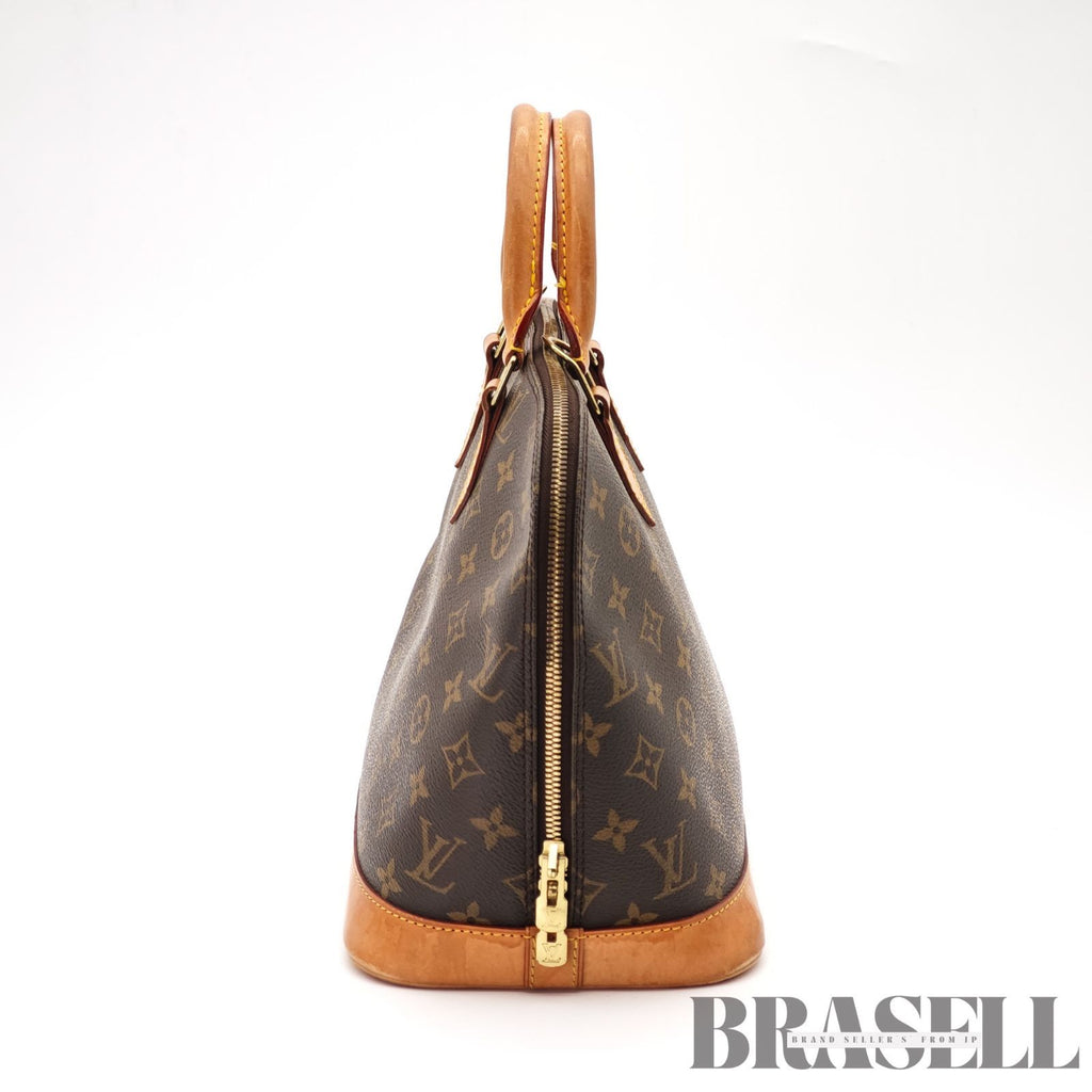 LOUIS VUITTON Monogram Alma PM M53151 Hand Bag Brown Vintage 【ImportFeeFREE】