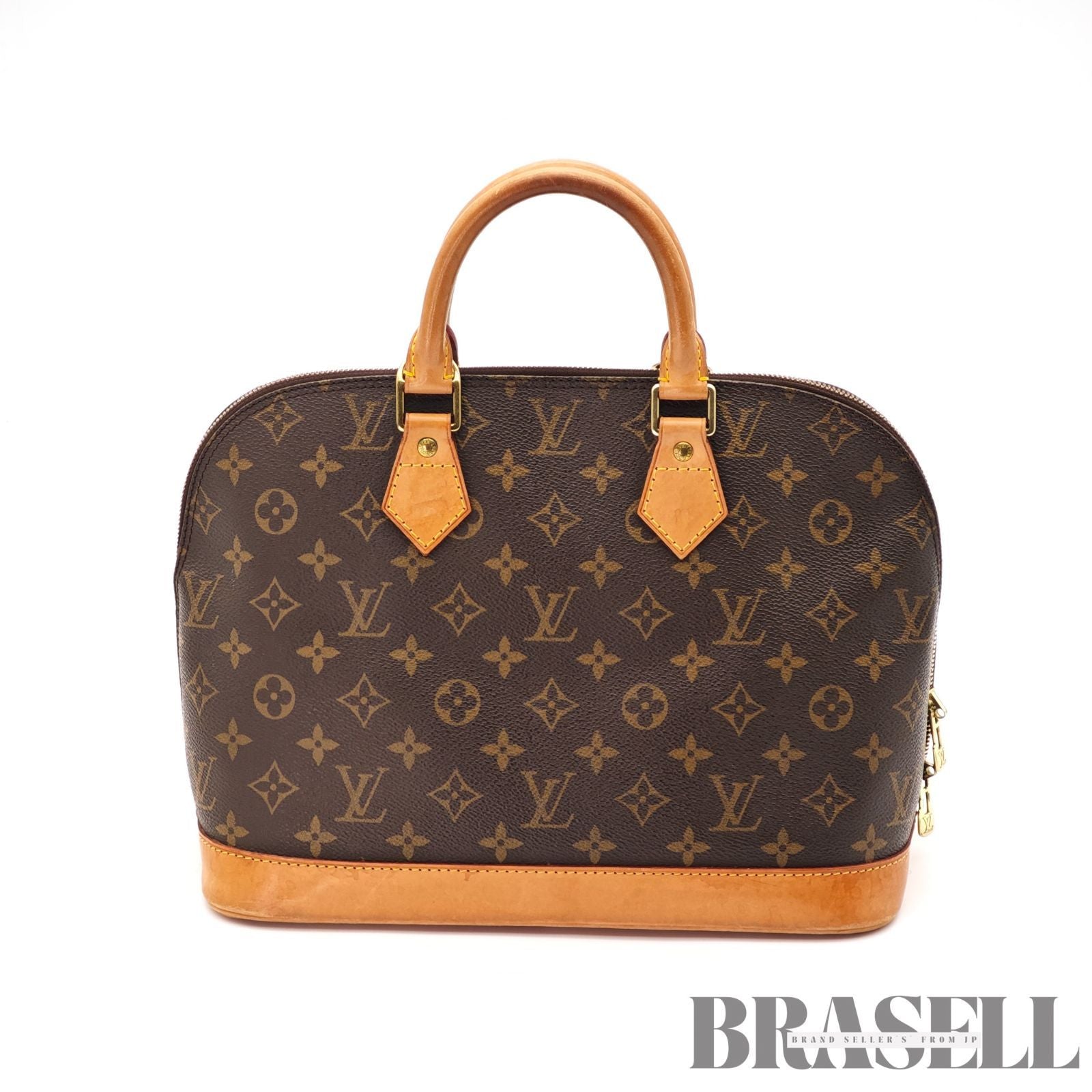 LOUIS VUITTON Monogram Alma PM M53151 Hand Bag Brown Vintage 【ImportFeeFREE】