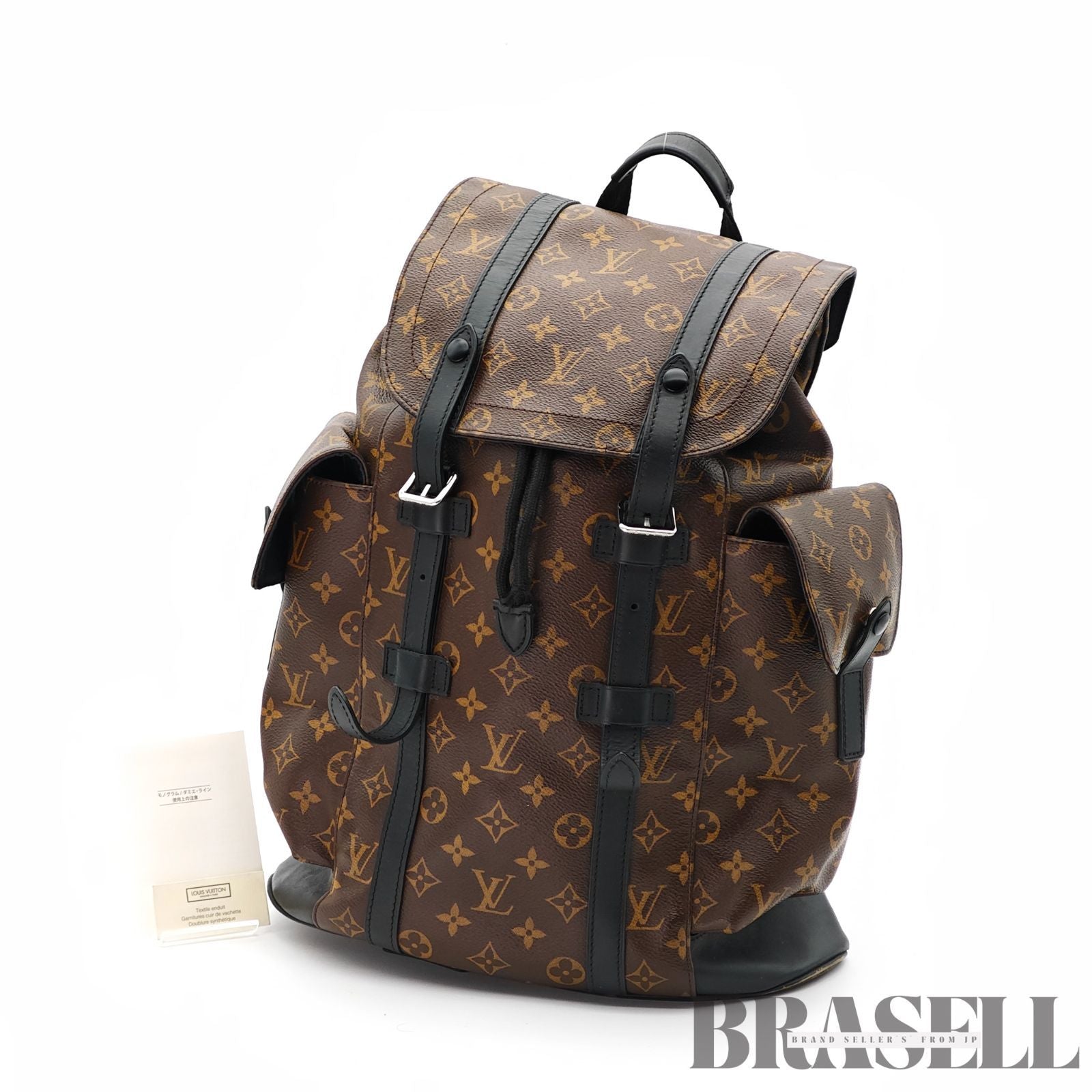 LOUIS VUITTON Christopher MM M43735 Rucksack Backpack Monogram 【ImportFeeFREE】