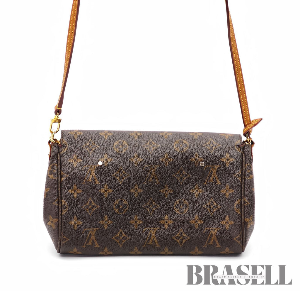 LOUIS VUITTON Monogram Favorite MM M40718 Shoulder Bag Brown 【ImportFeeFREE】