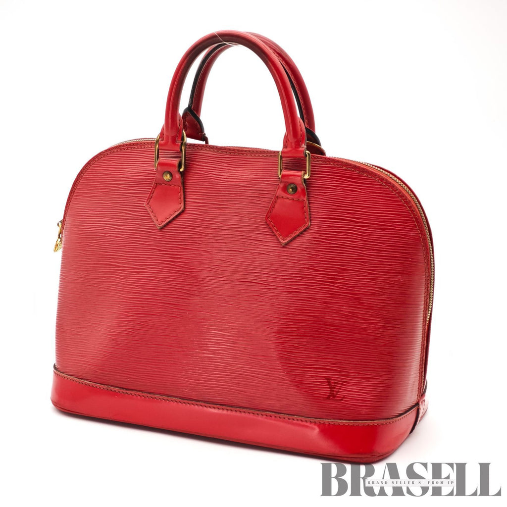 LOUIS VUITTON Epi Alma M52147 Handbag Red Women's Leather Bag【ImportFeeFREE】
