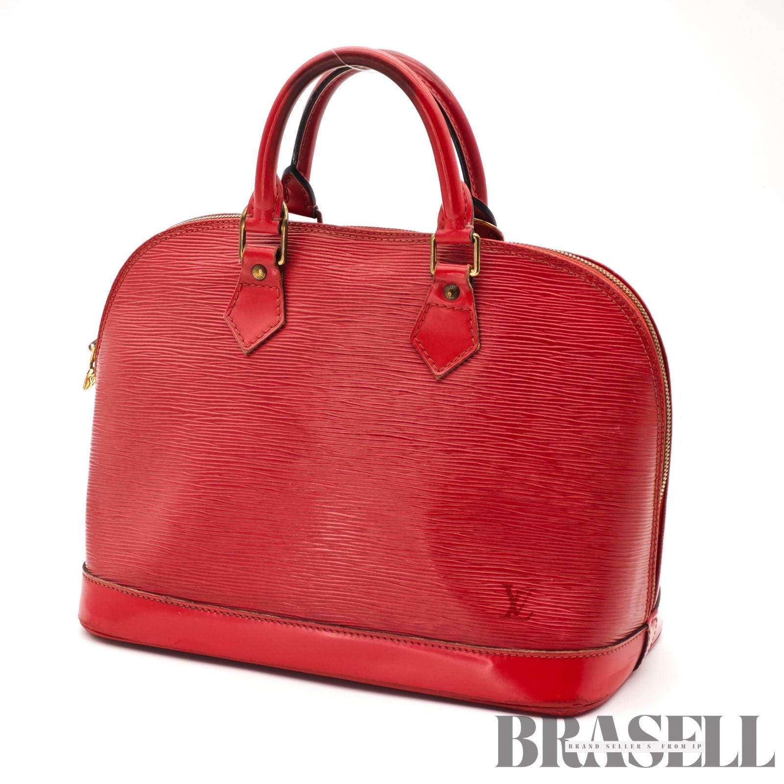 LOUIS VUITTON Epi Alma M52147 Handbag Red Women's Leather Bag【ImportFeeFREE】