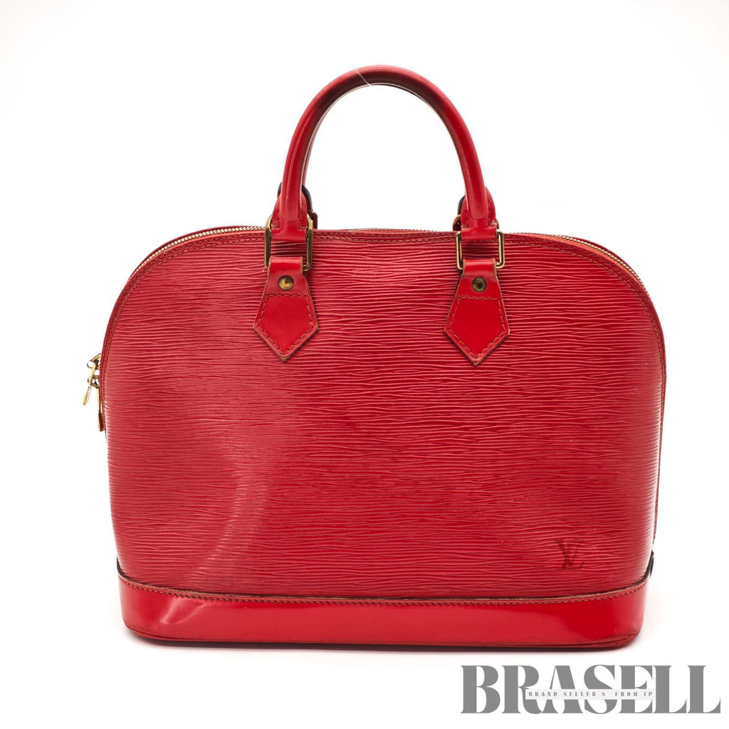 LOUIS VUITTON Epi Alma M52147 Handbag Red Women's Leather Bag【ImportFeeFREE】