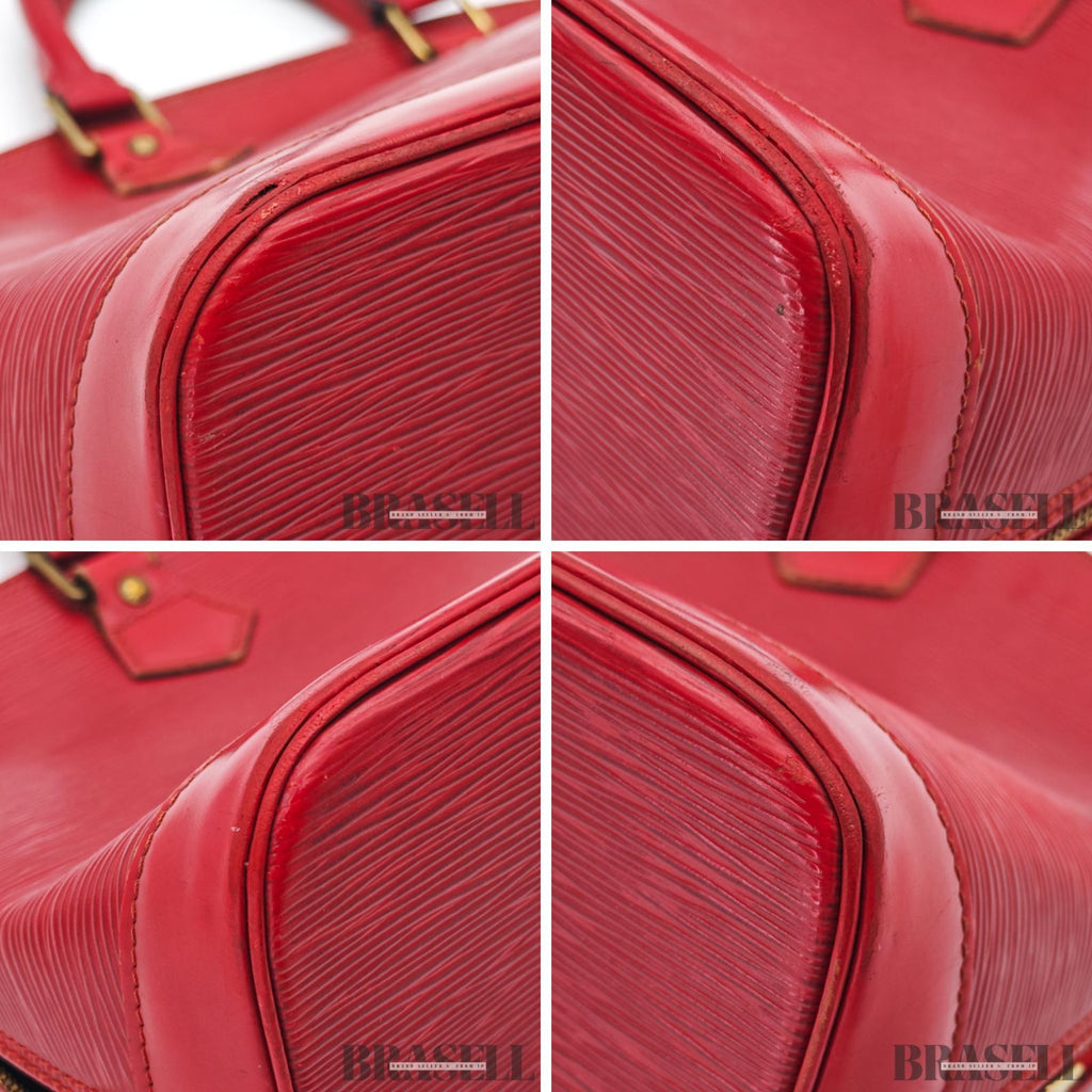LOUIS VUITTON Epi Alma M52147 Handbag Red Women's Leather Bag【ImportFeeFREE】