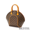 LOUIS VUITTON Monogram Ellipse MM M51126 Handbag Brown 【ImportFeeFREE】