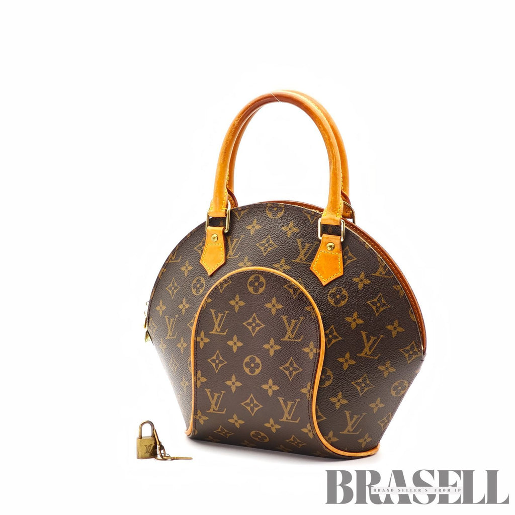 LOUIS VUITTON Monogram Ellipse PM M51127 Handbag Brown 【ImportFeeFREE】