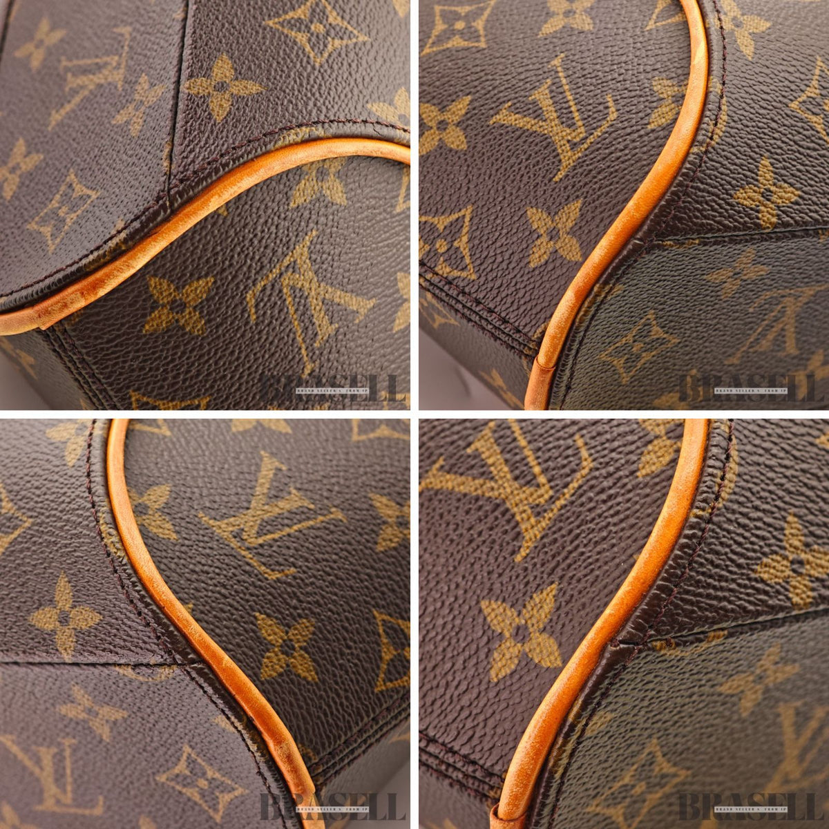 LOUIS VUITTON Monogram Ellipse PM M51127 Handbag Brown 【ImportFeeFREE】