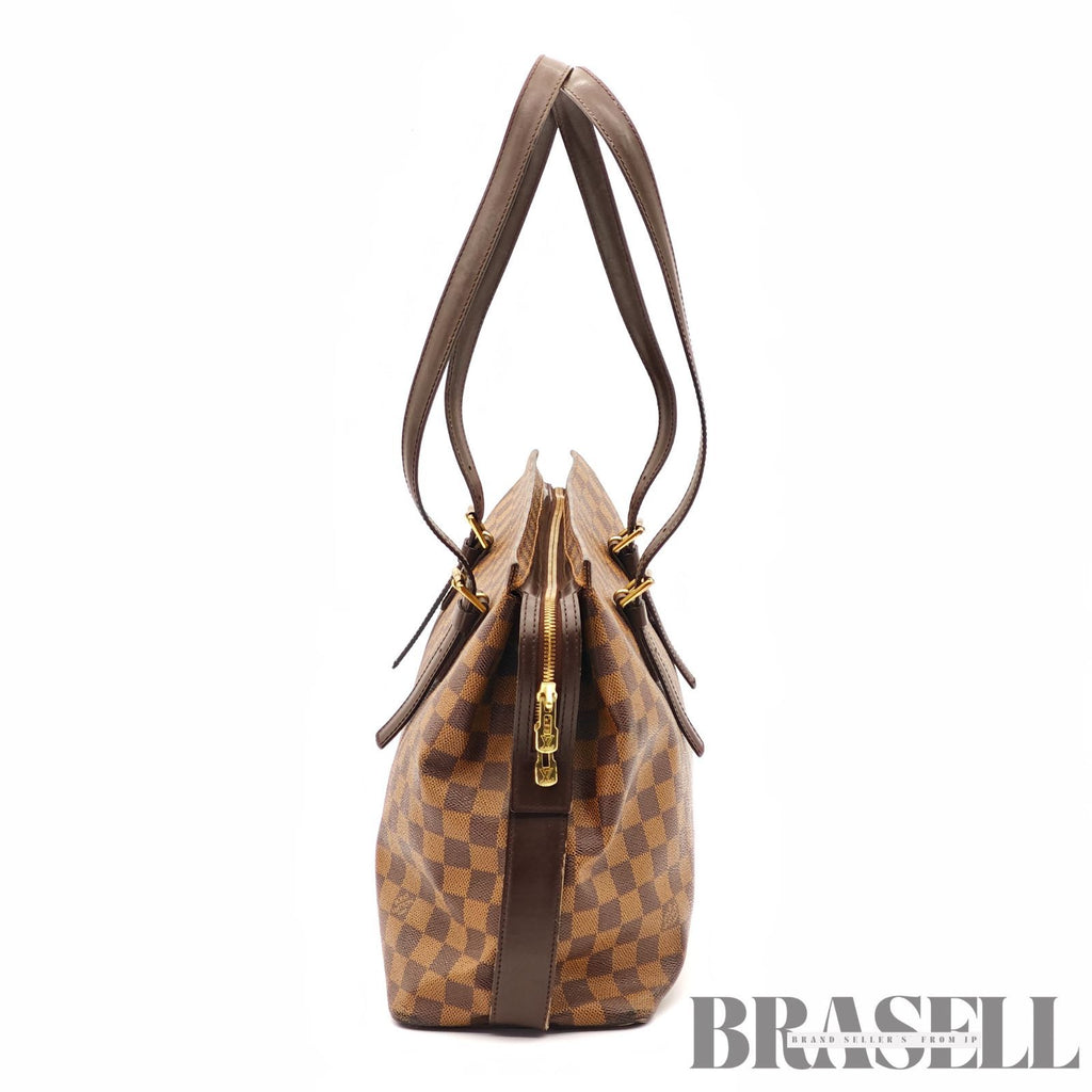 LOUIS VUITTON Damier Chelsea N51119 Tote Bag Canvas Brown【ImportFeeFREE】
