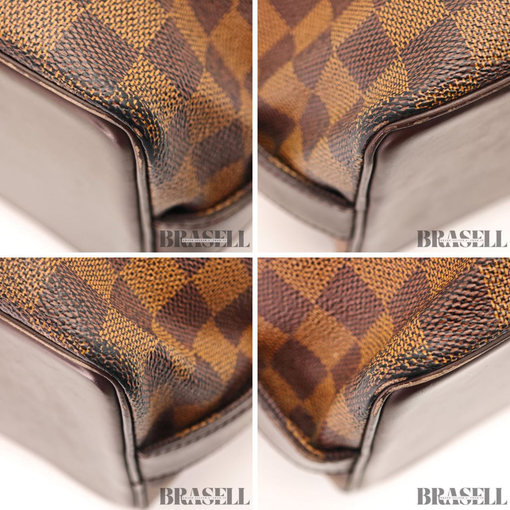 LOUIS VUITTON Damier Chelsea N51119 Tote Bag Canvas Brown【ImportFeeFREE】