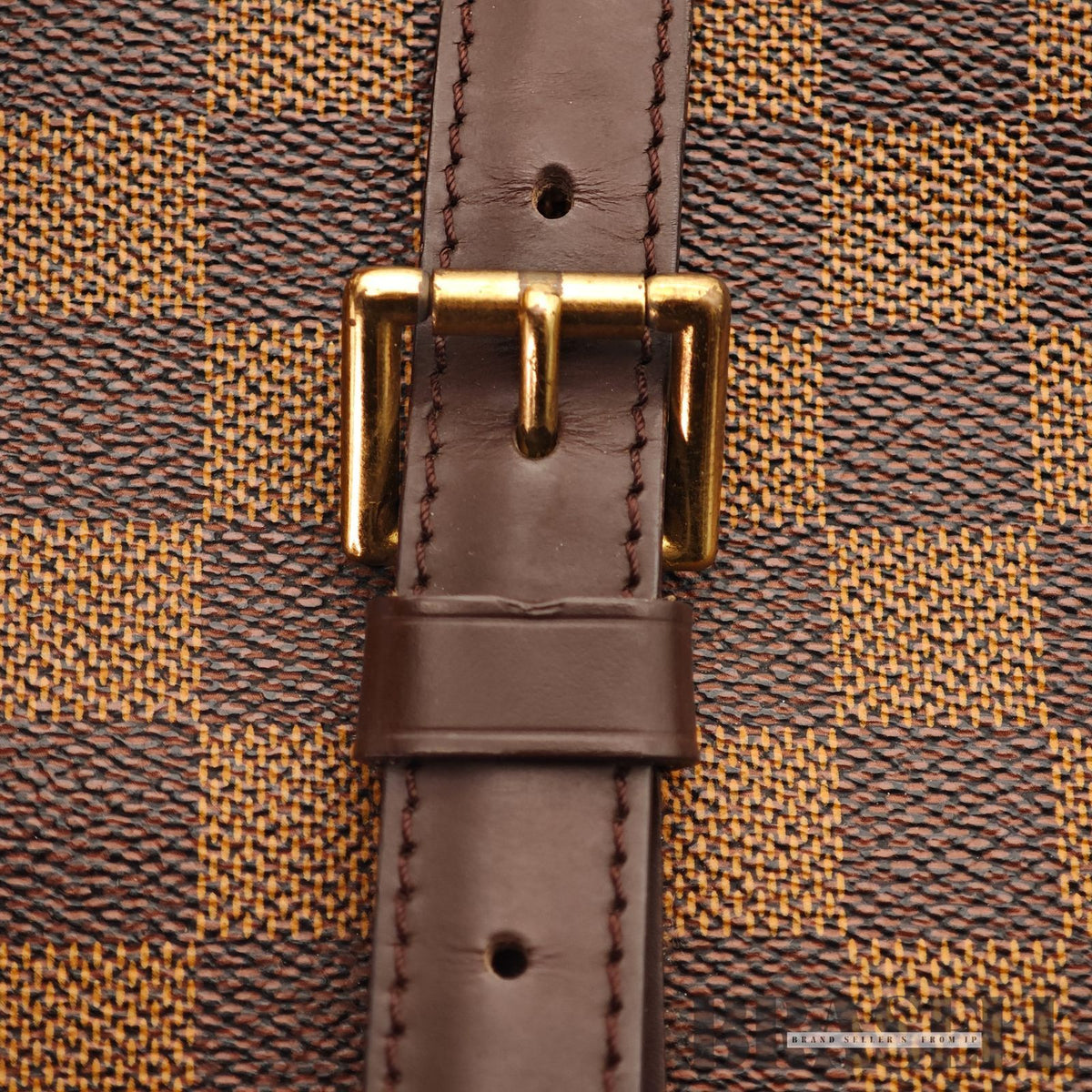 LOUIS VUITTON Damier Chelsea N51119 Tote Bag Canvas Brown【ImportFeeFREE】