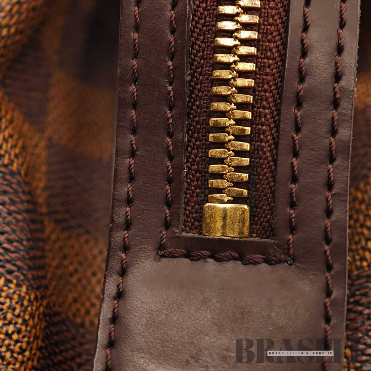 LOUIS VUITTON Damier Chelsea N51119 Tote Bag Canvas Brown【ImportFeeFREE】