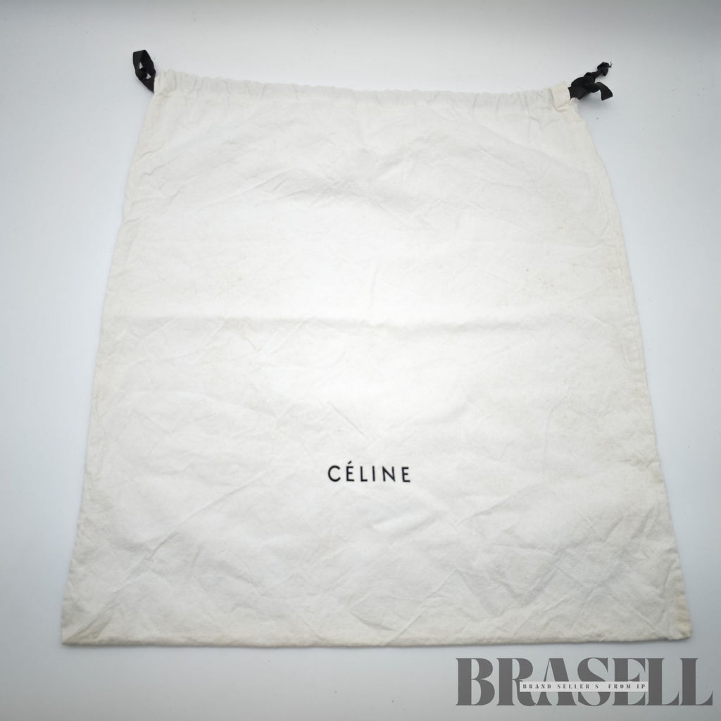 CELINE Luggage Mini Shopper Handbag White Women's with Dust Bag【ImportFeeFREE】