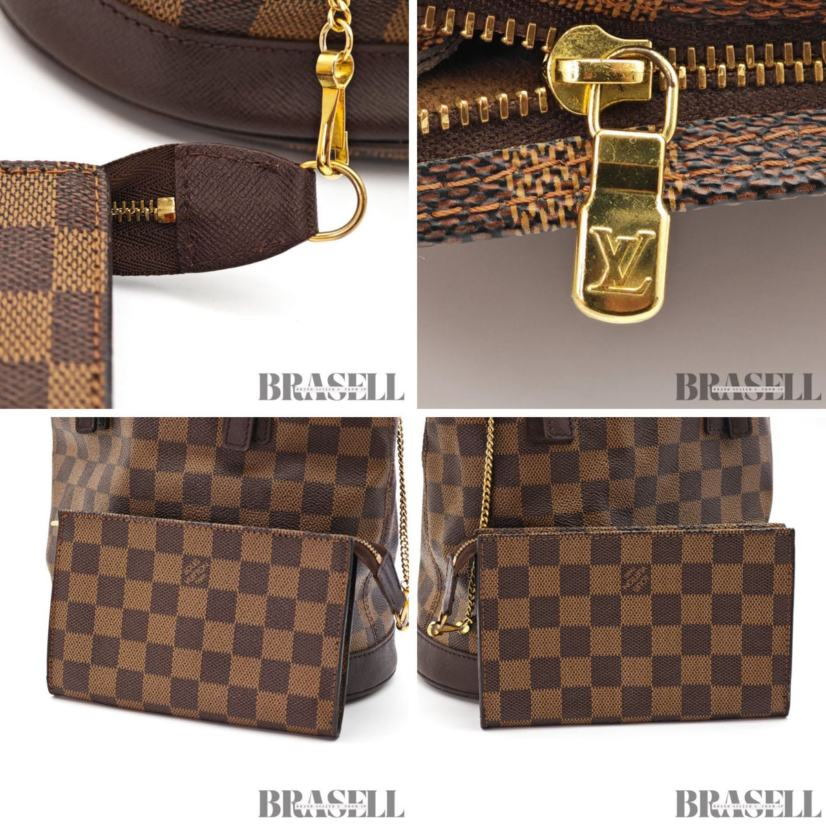 LOUIS VUITTON Damier Mare M42240 Bucket Tote Bag with Dust Bag【ImportFeeFREE】