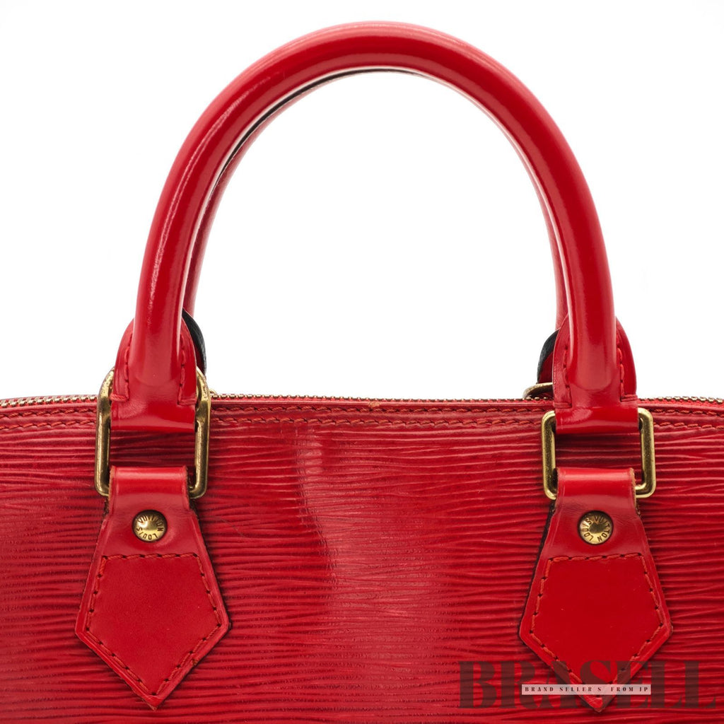 LOUIS VUITTON Epi Alma M52147 Handbag Red with Dust Bag 【ImportFeeFREE】