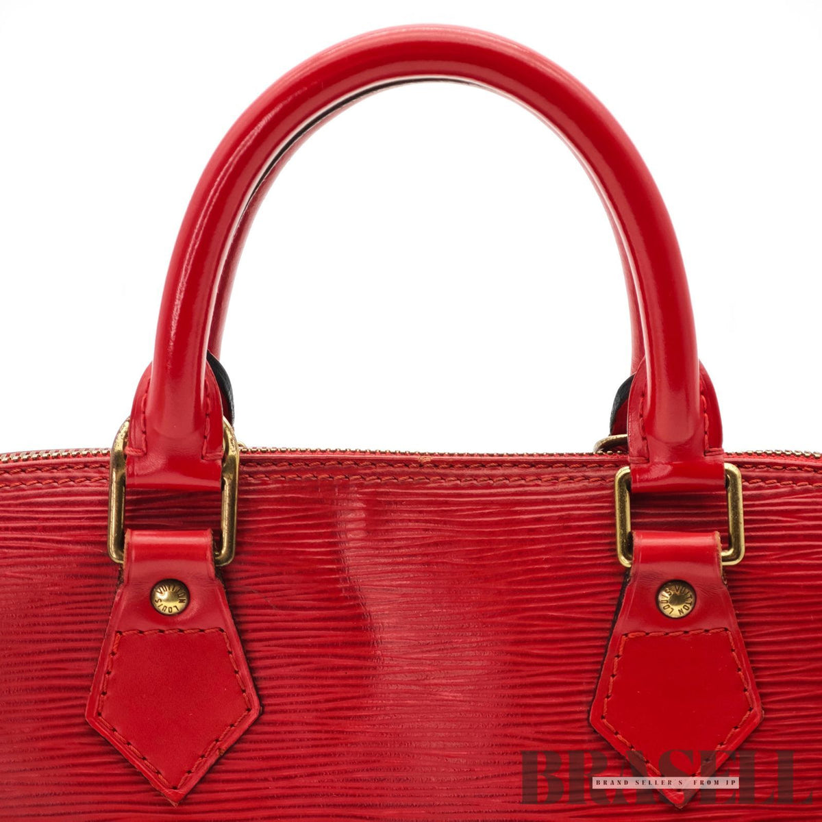 LOUIS VUITTON Epi Alma M52147 Handbag Red with Dust Bag 【ImportFeeFREE】