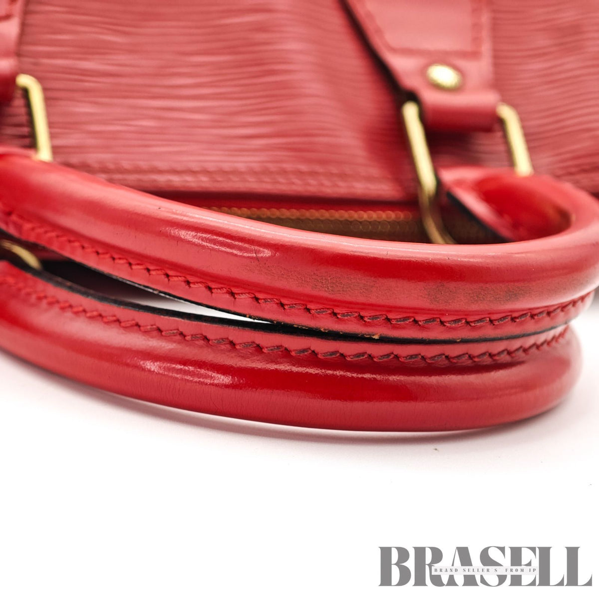 LOUIS VUITTON Epi Alma M52147 Handbag Red with Dust Bag 【ImportFeeFREE】