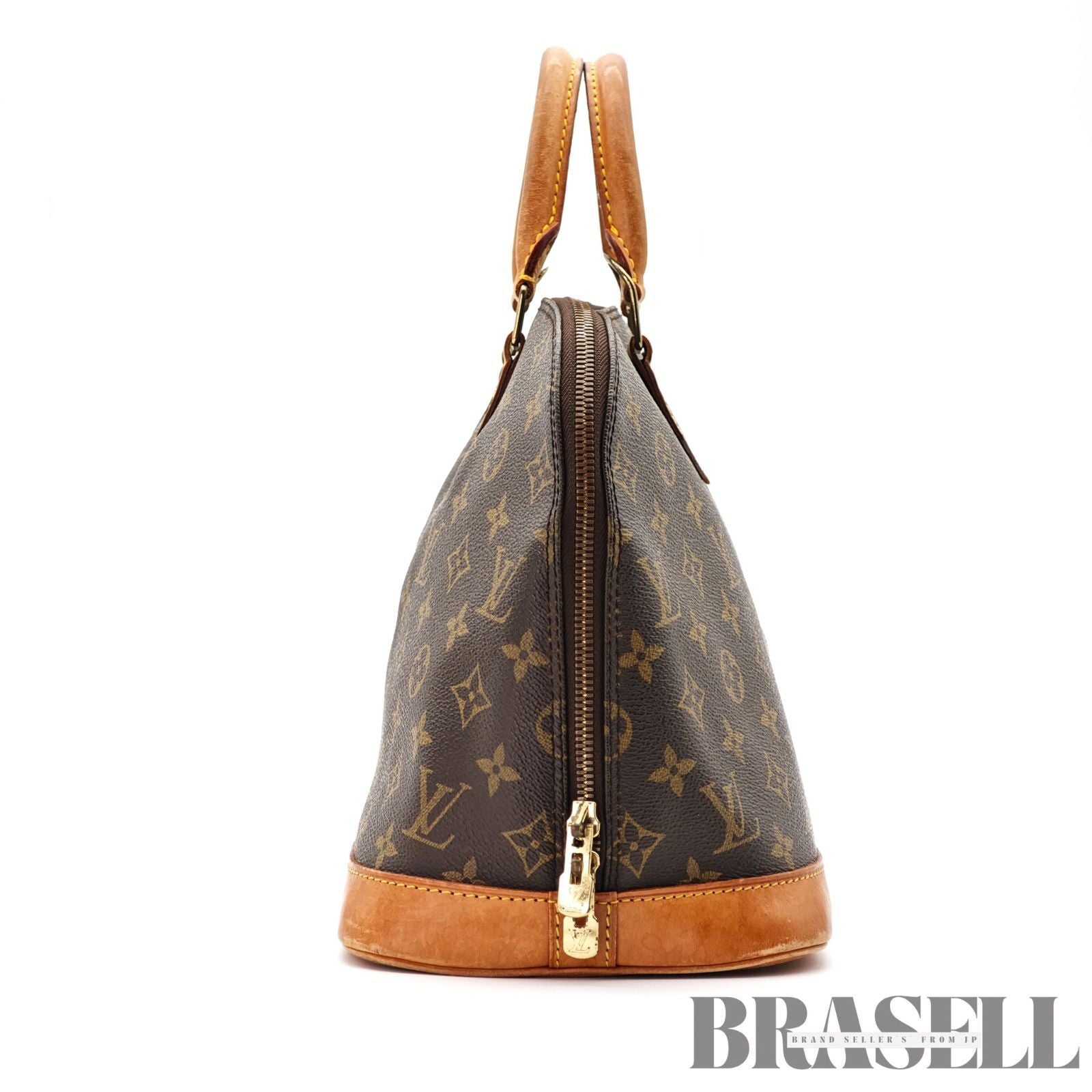 LOUIS VUITTON Monogram Alma PM M51130 Handbag Brown 【ImportFeeFREE】