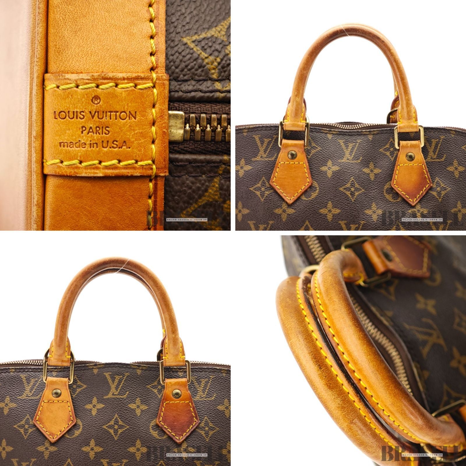 LOUIS VUITTON Monogram Alma PM M51130 Handbag Brown 【ImportFeeFREE】