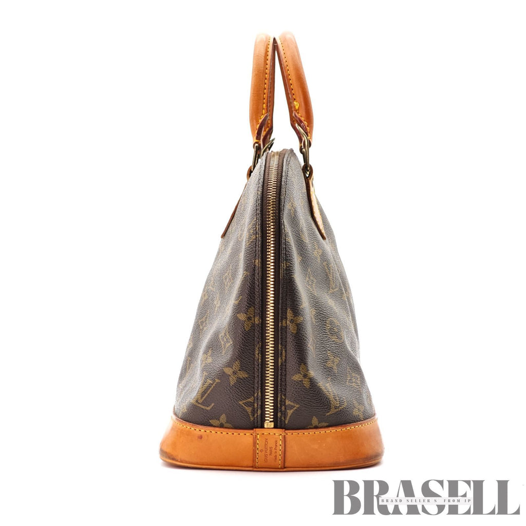 LOUIS VUITTON Monogram Alma PM M51130 Handbag Brown 【ImportFeeFREE】