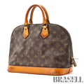 LOUIS VUITTON Monogram Alma PM M51130 Handbag Brown 【ImportFeeFREE】