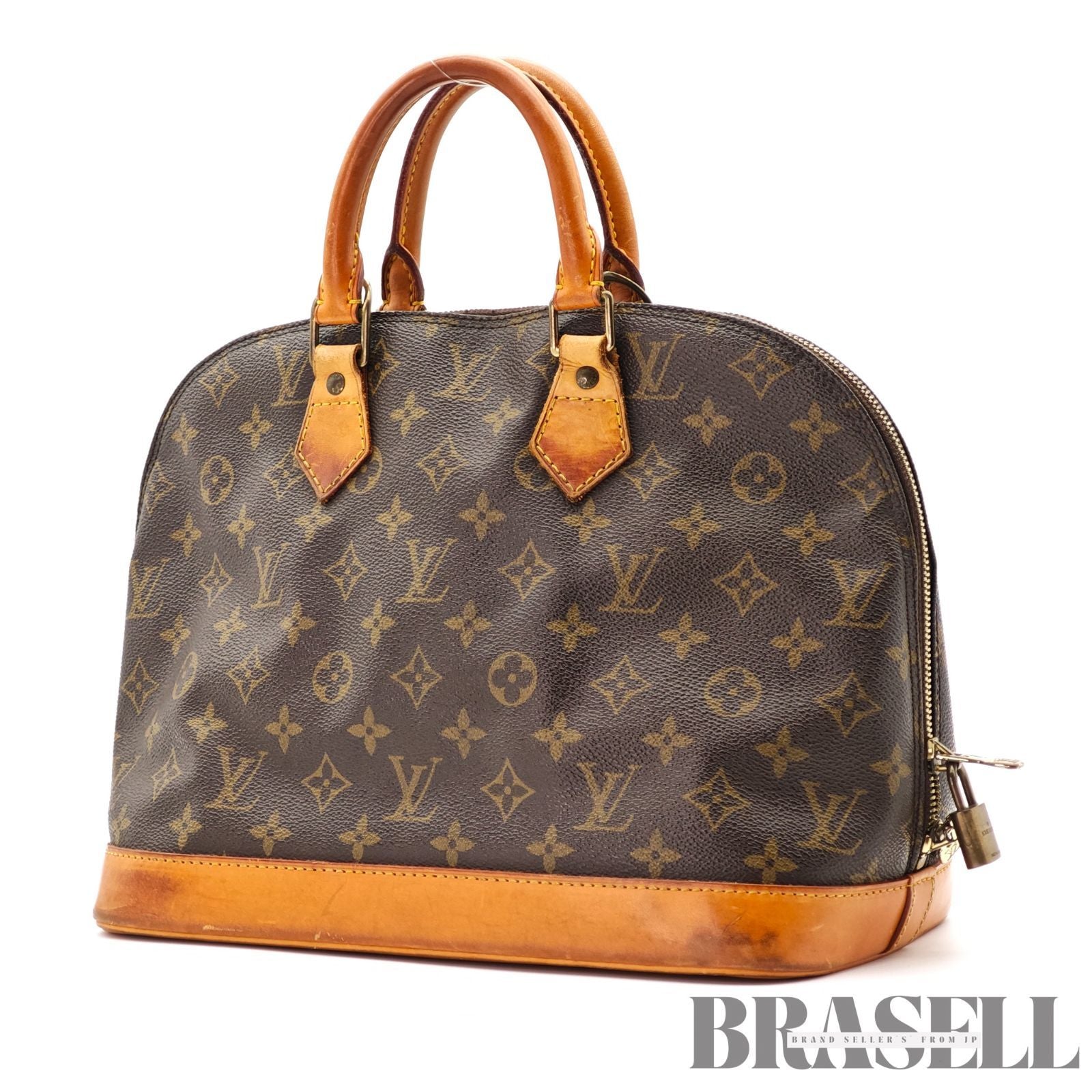 LOUIS VUITTON Monogram Alma PM M51130 Handbag Brown 【ImportFeeFREE】