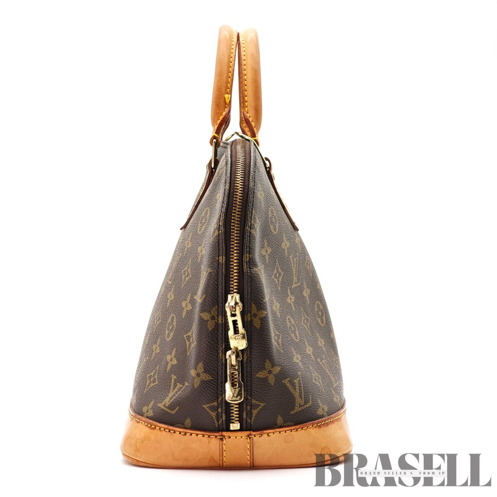 LOUIS VUITTON Monogram Alma PM M51130 Handbag Brown【ImportFeeFREE】