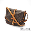 LOUIS VUITTON Monogram Saumur 30 M42256 Shoulder Bag Flap Bag 【ImportFeeFREE】