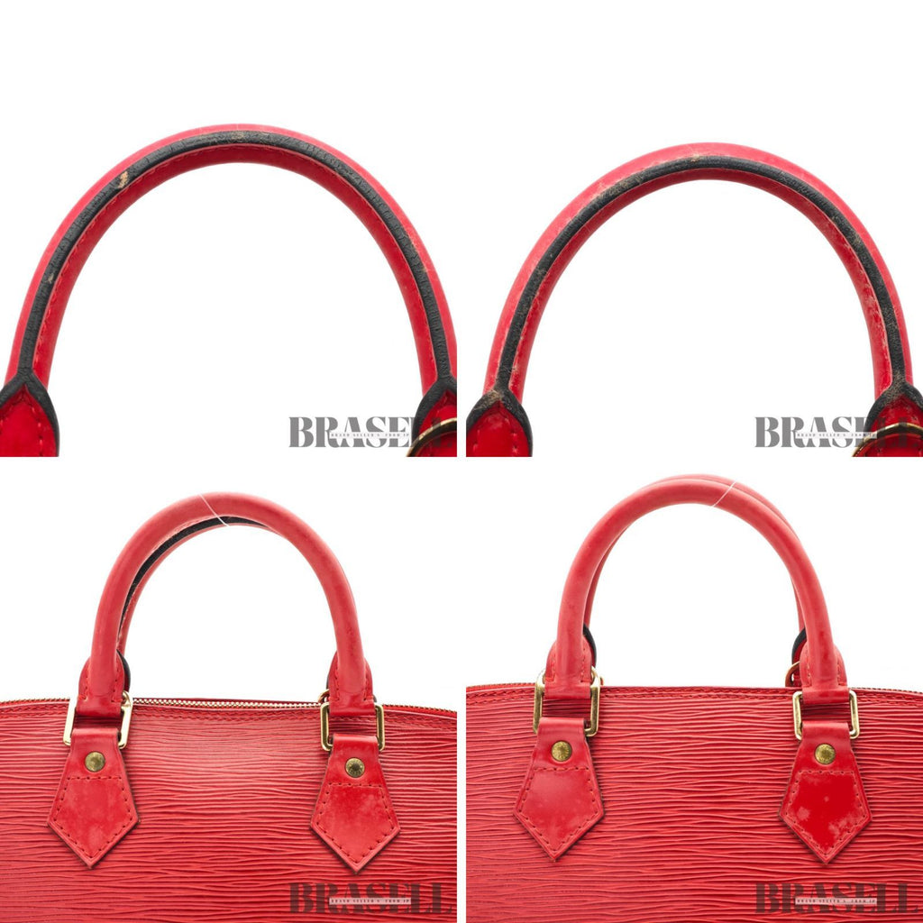 LOUIS VUITTON Epi Alma M52147 Handbag Red Women's Leather Bag【ImportFeeFREE】