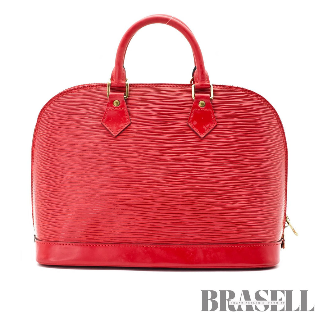 LOUIS VUITTON Epi Alma M52147 Handbag Red Women's Leather Bag【ImportFeeFREE】