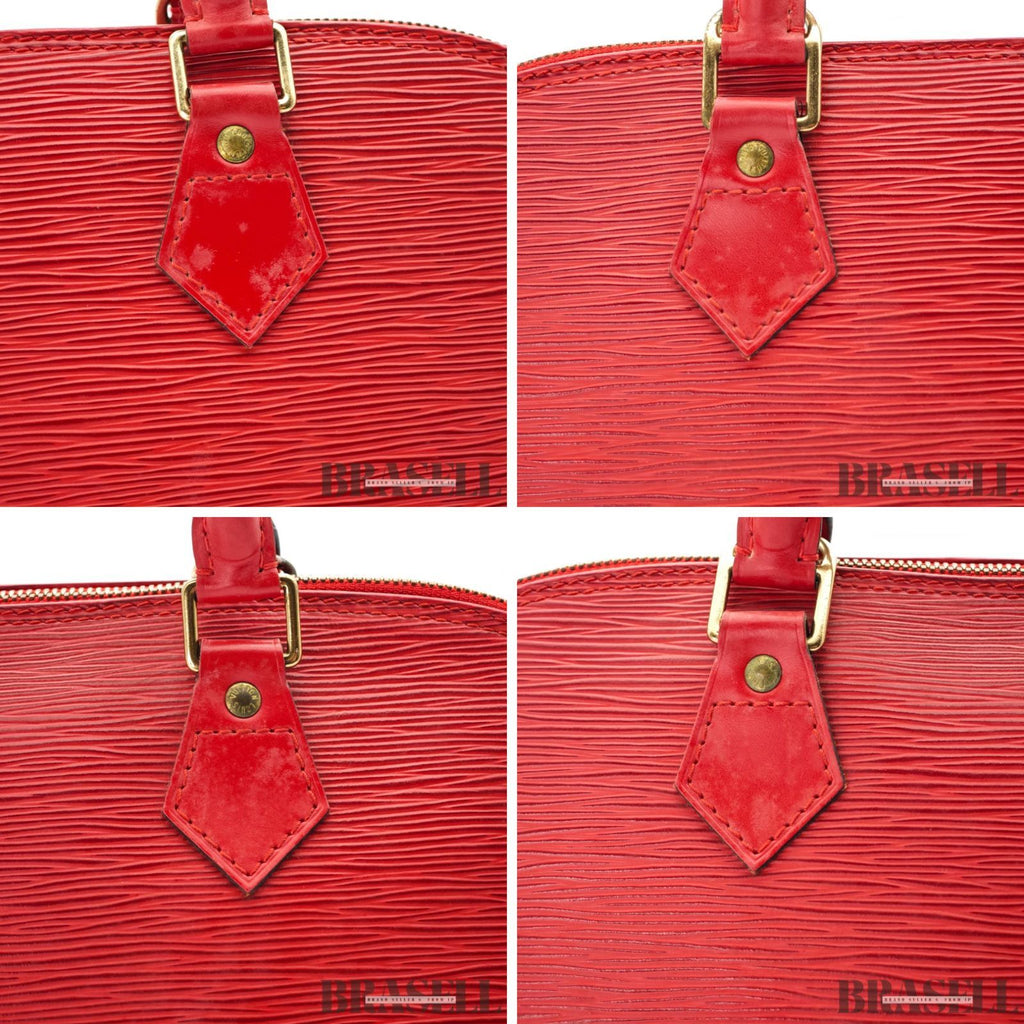 LOUIS VUITTON Epi Alma M52147 Handbag Red Women's Leather Bag【ImportFeeFREE】