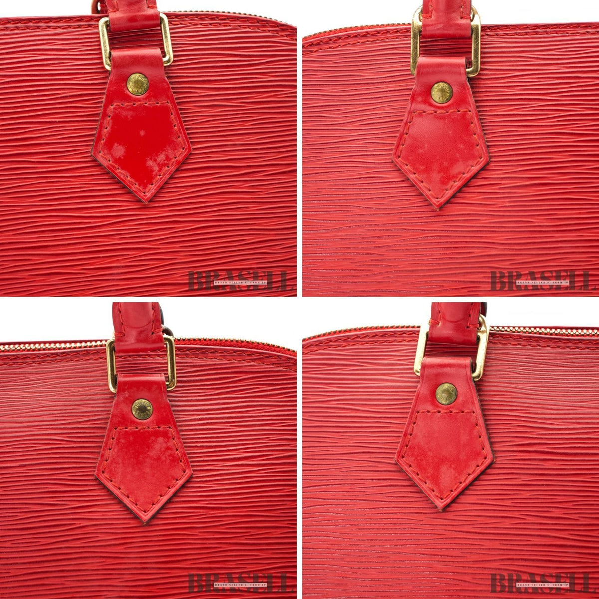 LOUIS VUITTON Epi Alma M52147 Handbag Red Women's Leather Bag【ImportFeeFREE】