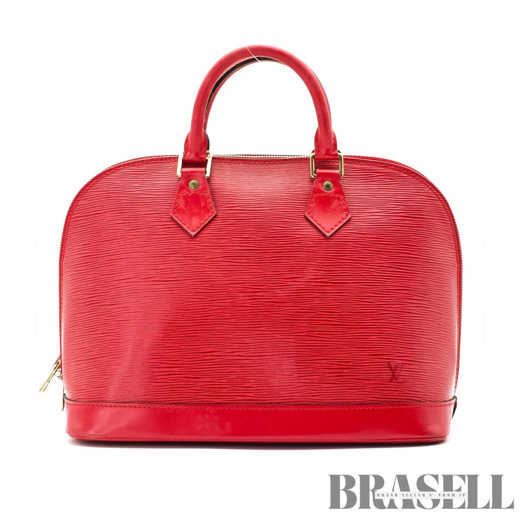 LOUIS VUITTON Epi Alma M52147 Handbag Red Women's Leather Bag【ImportFeeFREE】