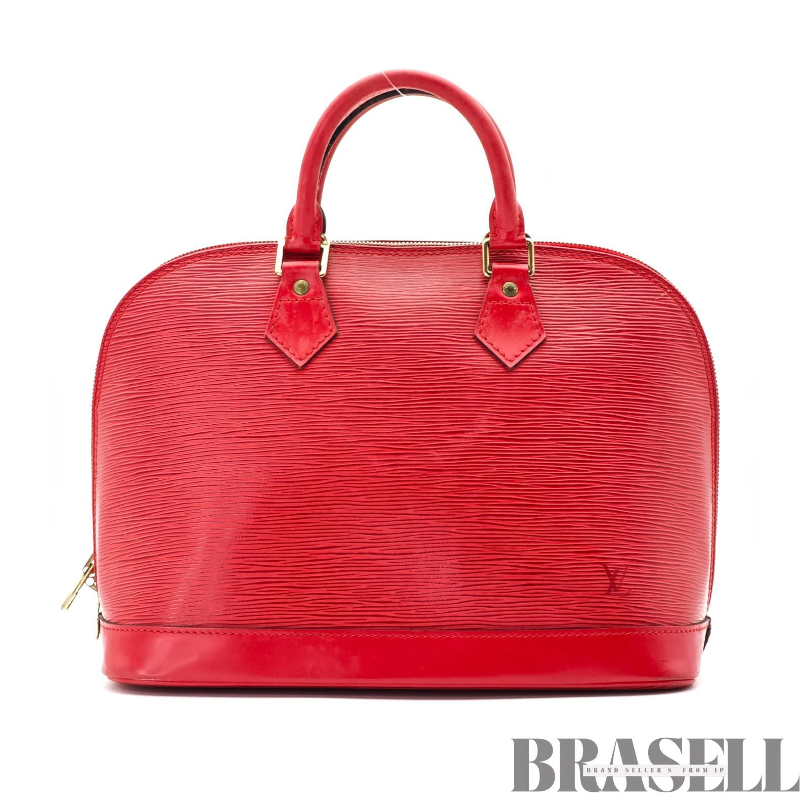 LOUIS VUITTON Epi Alma M52147 Handbag Red Women's Leather Bag【ImportFeeFREE】
