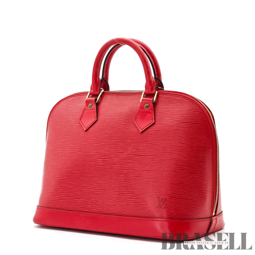 LOUIS VUITTON Epi Alma M52147 Handbag Red Women's Leather Bag【ImportFeeFREE】
