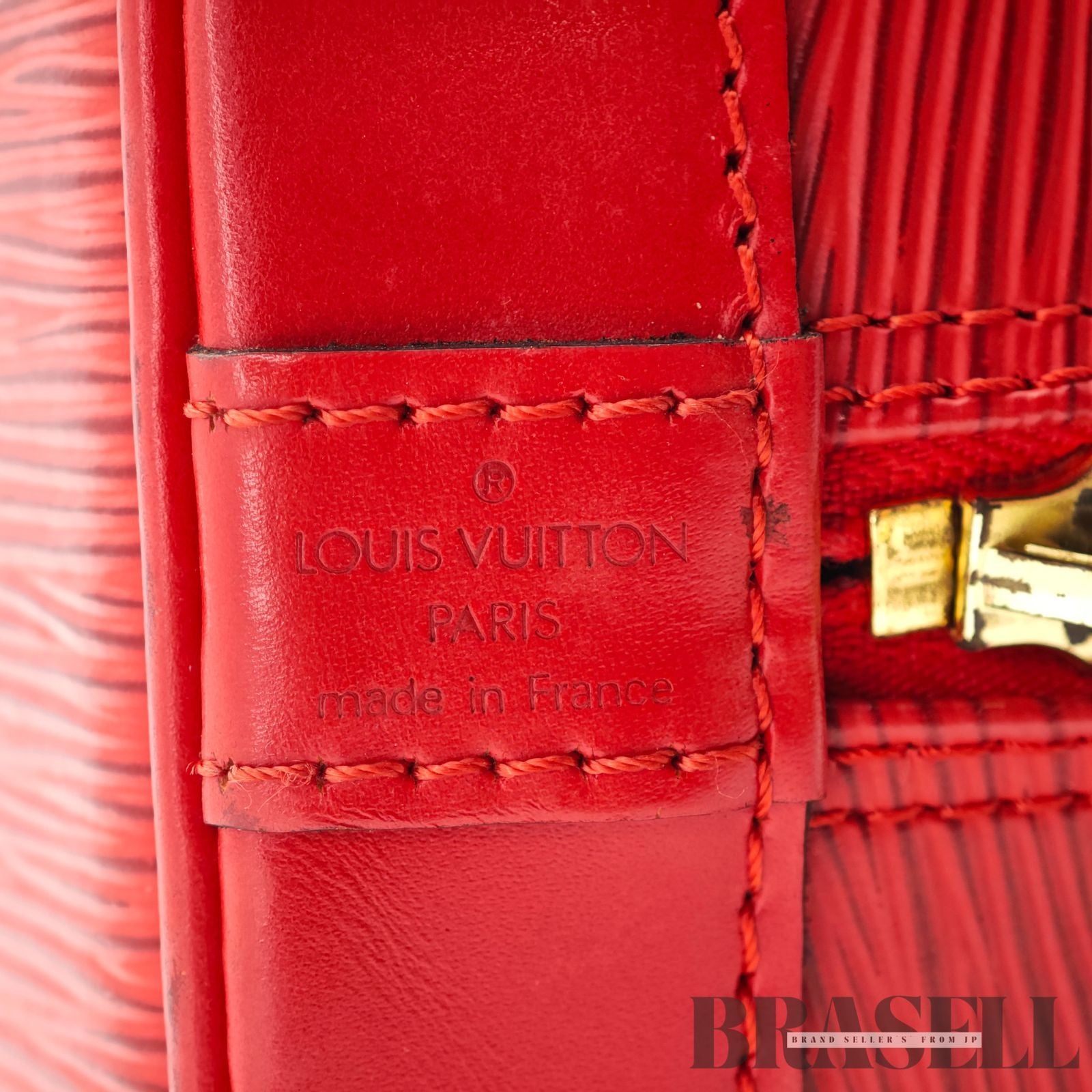 LOUIS VUITTON Epi Alma M52147 Handbag Red Women's Leather Bag【ImportFeeFREE】