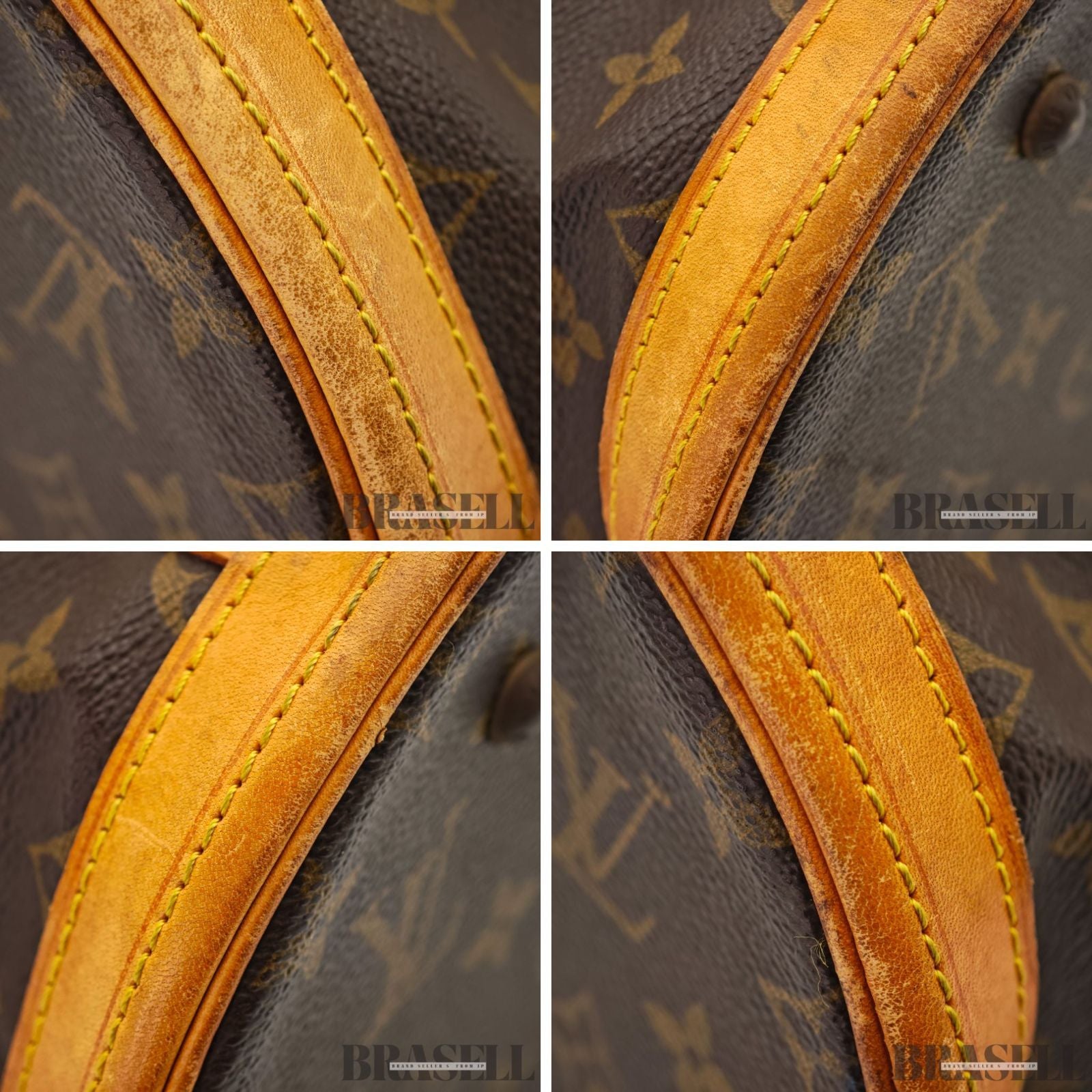 LOUIS VUITTON Monogram Bucket GM M42236 Tote Bucket Bag Brown 【ImportFeeFREE】